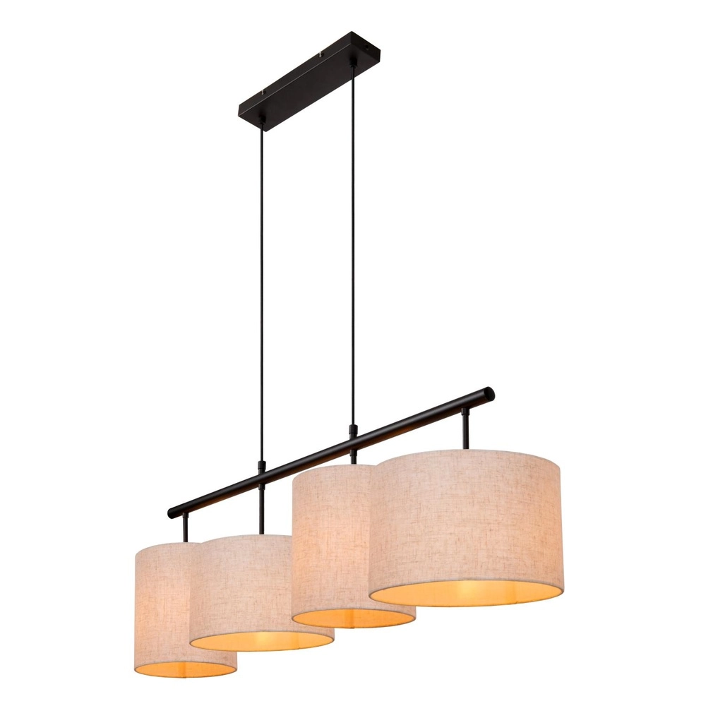 4-Licht Pendellampe Maya Sahne Lucide 5411212452573