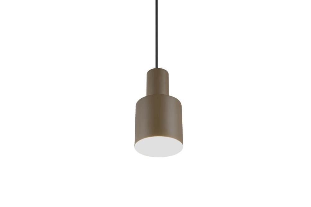 Taupefarbener Anhänger Agudo Ø 12cm Trio 4017807613780