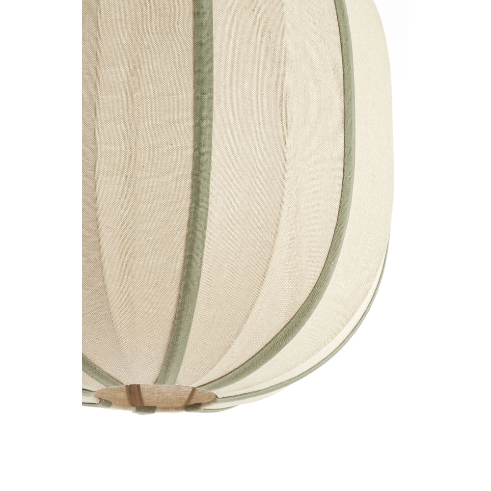 Japandi-Pendellampe Esmiria Ø 51 cm – olivgrün Light & Living 8717807835941