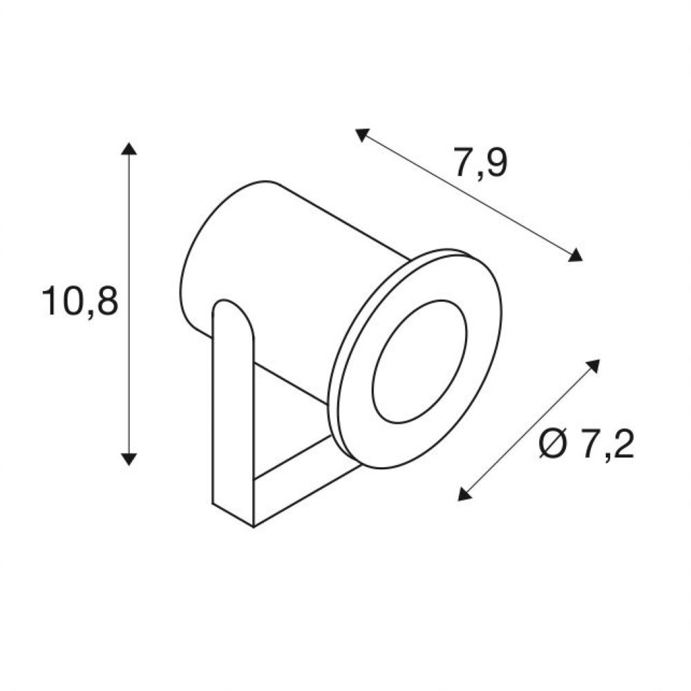 LED-Strahler Dasar Projector SLV 4024163164429