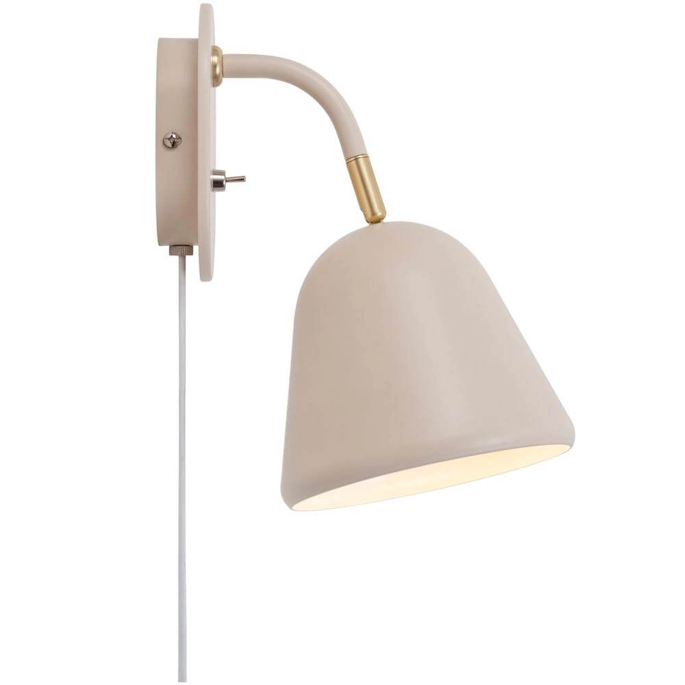 Sandbraune Wandleuchte Fleur Entwurf Nordlux 5704924005282