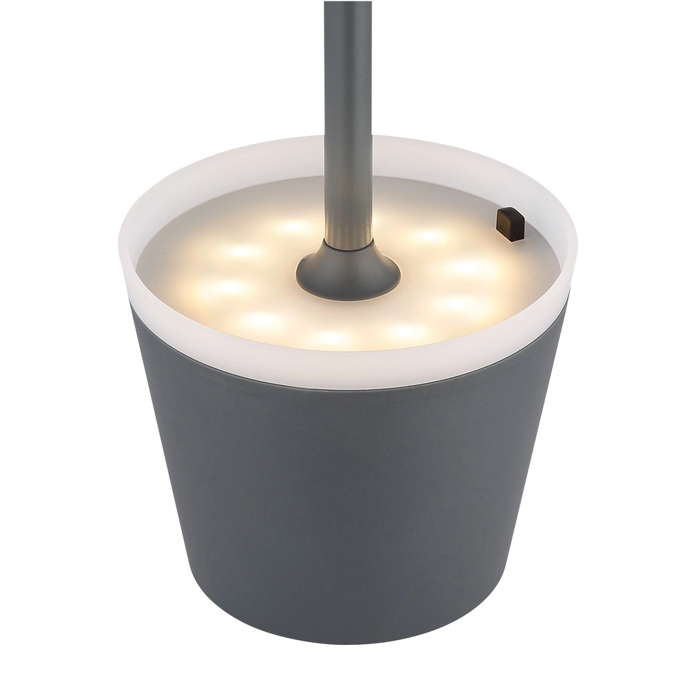 Solartischlampe Vannieso Anthrazit Globo 9007371446698