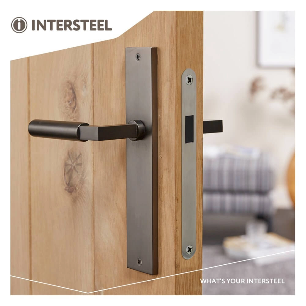 Türklinke Bau-Stil blind anthrazit Intersteel 8714186554937