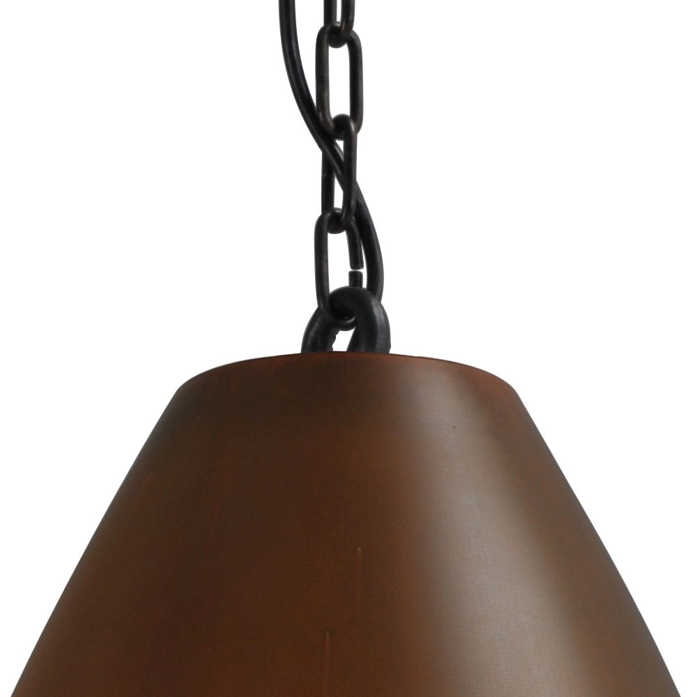 Pendelleuchte Industria 41 rostbraun mit schwarz Masterlight 8718121237299