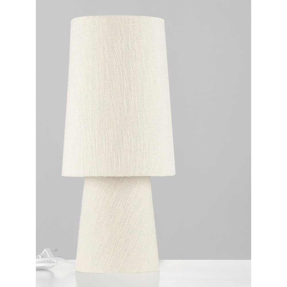 Japandi-Tischlampe Nebia Beige Lyora 5212017493996