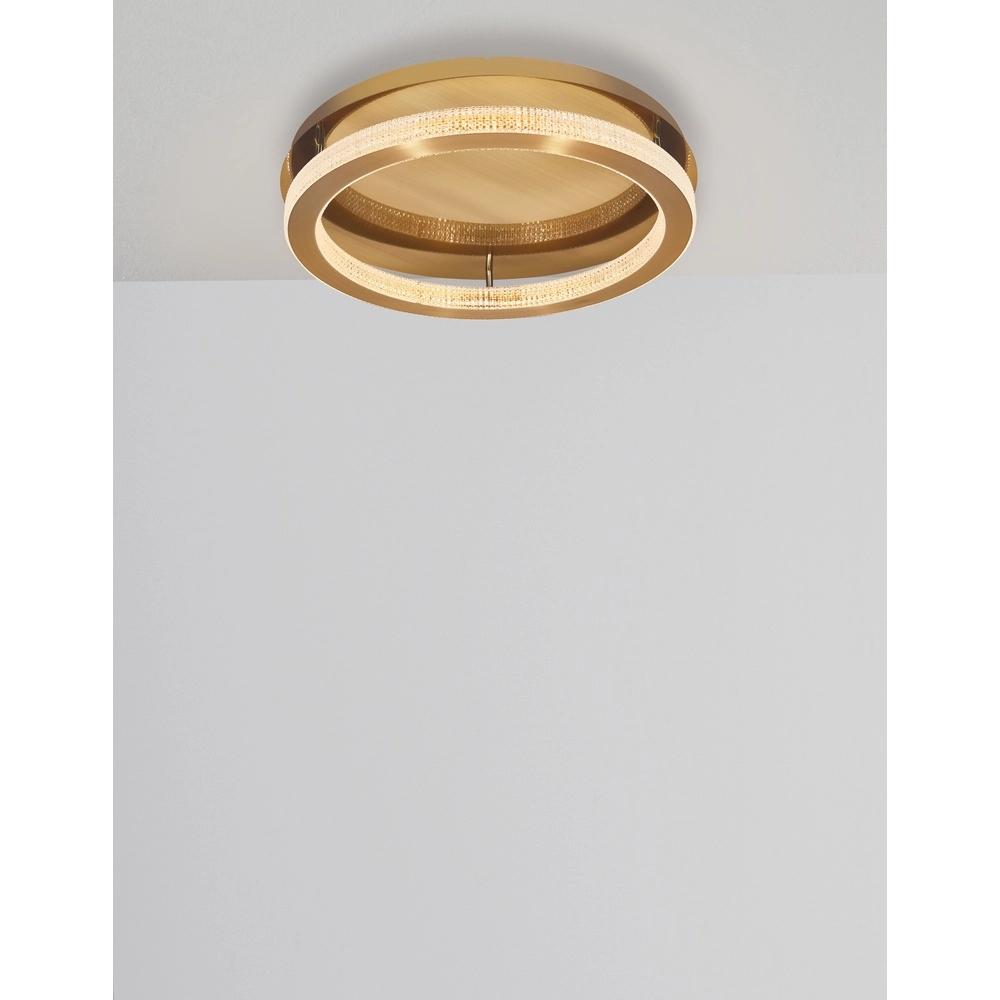 Deckenlampe Fiore gold Ø 40cm Lyora 5212017424150