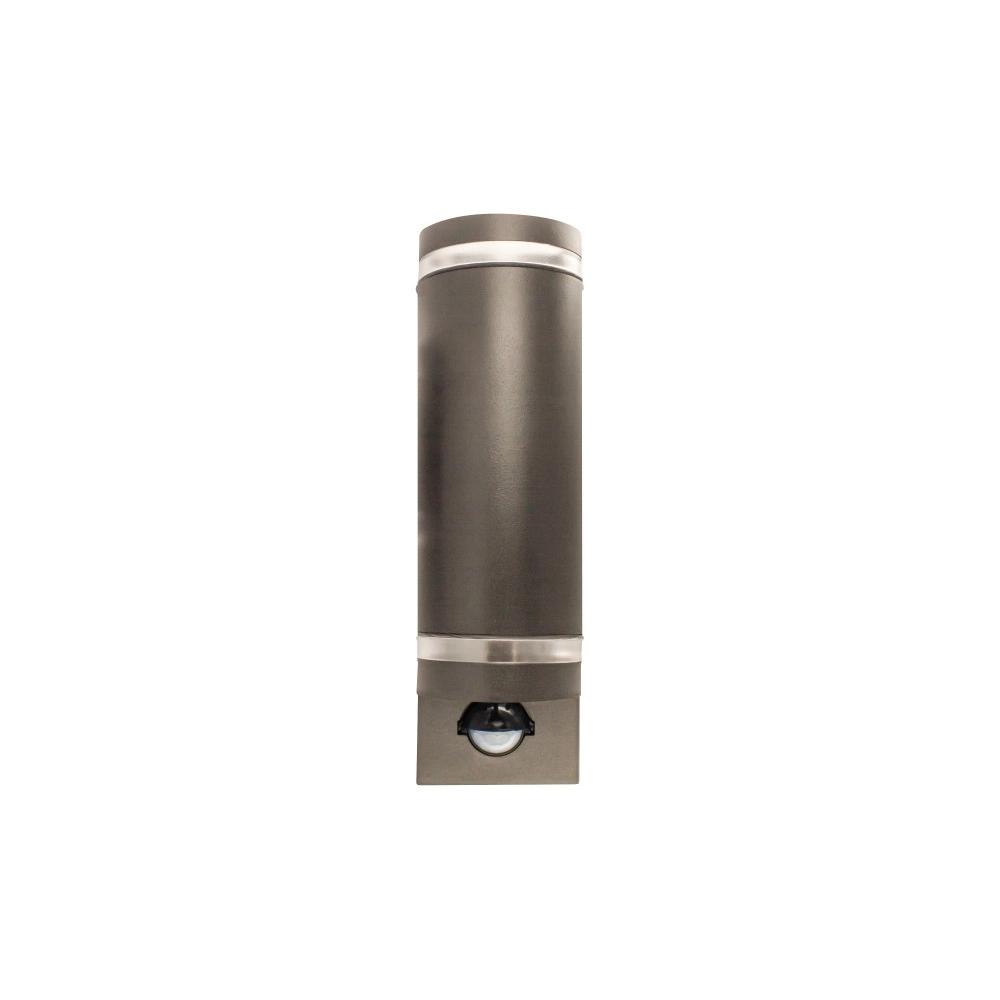 Doppelwand-Scheinwerfer mit Sensor Opden Anthrazit – 2x GU10 Lyora 5055788294849