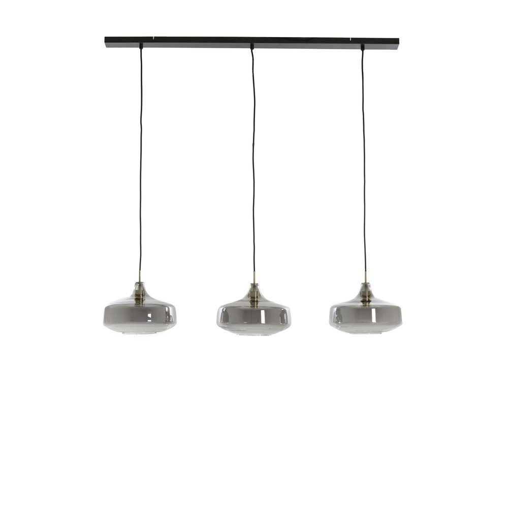 Esstisch-Pendellampe Solna 3 Glasschirme