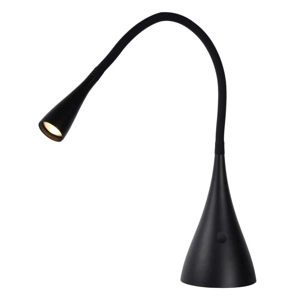 Schreibtischlampe Zozy 3-stufiges dimmbares Schwarz Lucide 5411212185822