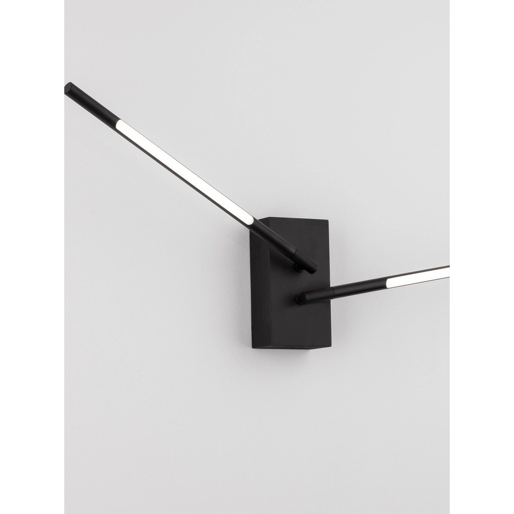 Wandlampe Raccio Schwarzes Doppel Lyora 5212017420466