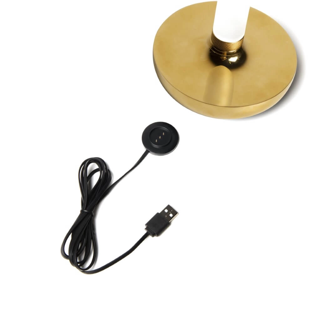Wiederaufladbare Tischlampe Biarritz Messing KonstSmide 7318308278032
