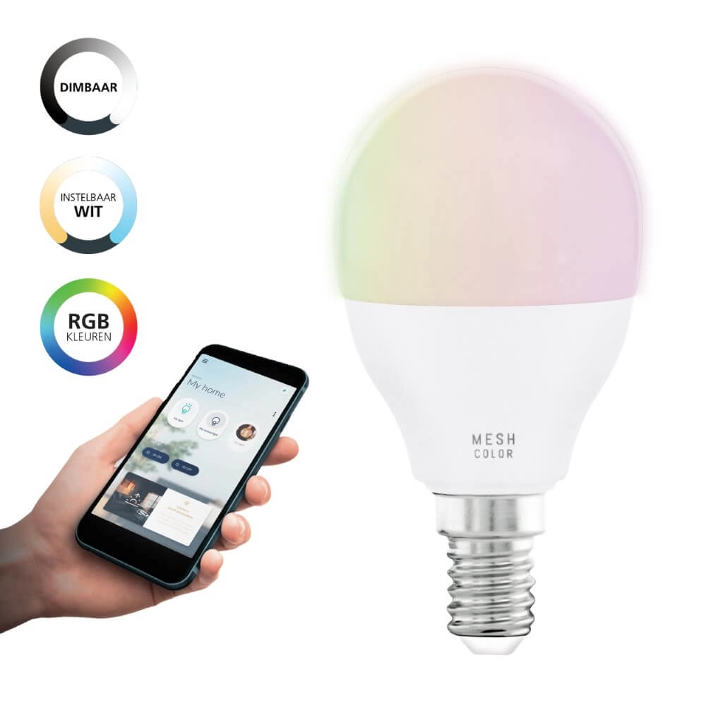 LED-Lampe Zigbee - E14 - 4.9 watt - 2700-6500K - P45 Eglo 9002759122522