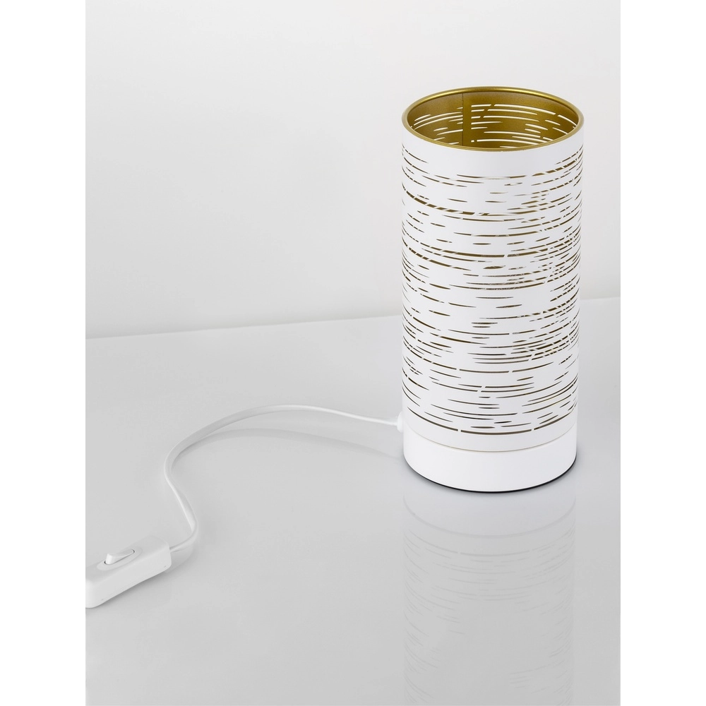 Tischlampe Zane weiß Lyora 5212017432421