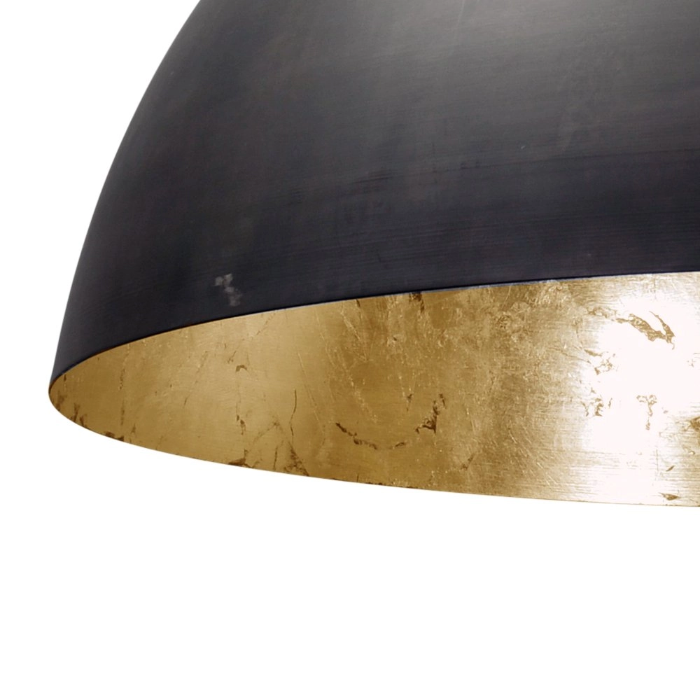 Pendelleuchte Industria Gold 80 schwarz mit altem gold Masterlight 8718121117409