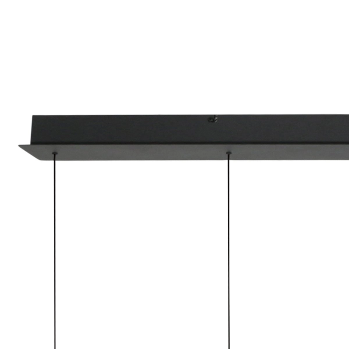 5-Licht Esstisch-Pendellampe Belluno LED – Schwarz mit Glas Steinhauer 8712746183900