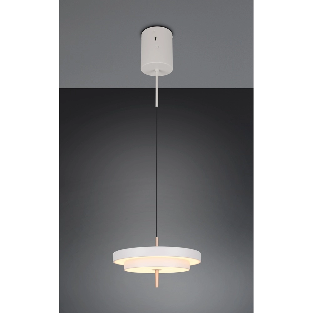 Design-Pendelleuchte Keaton weiß Ø 40cm