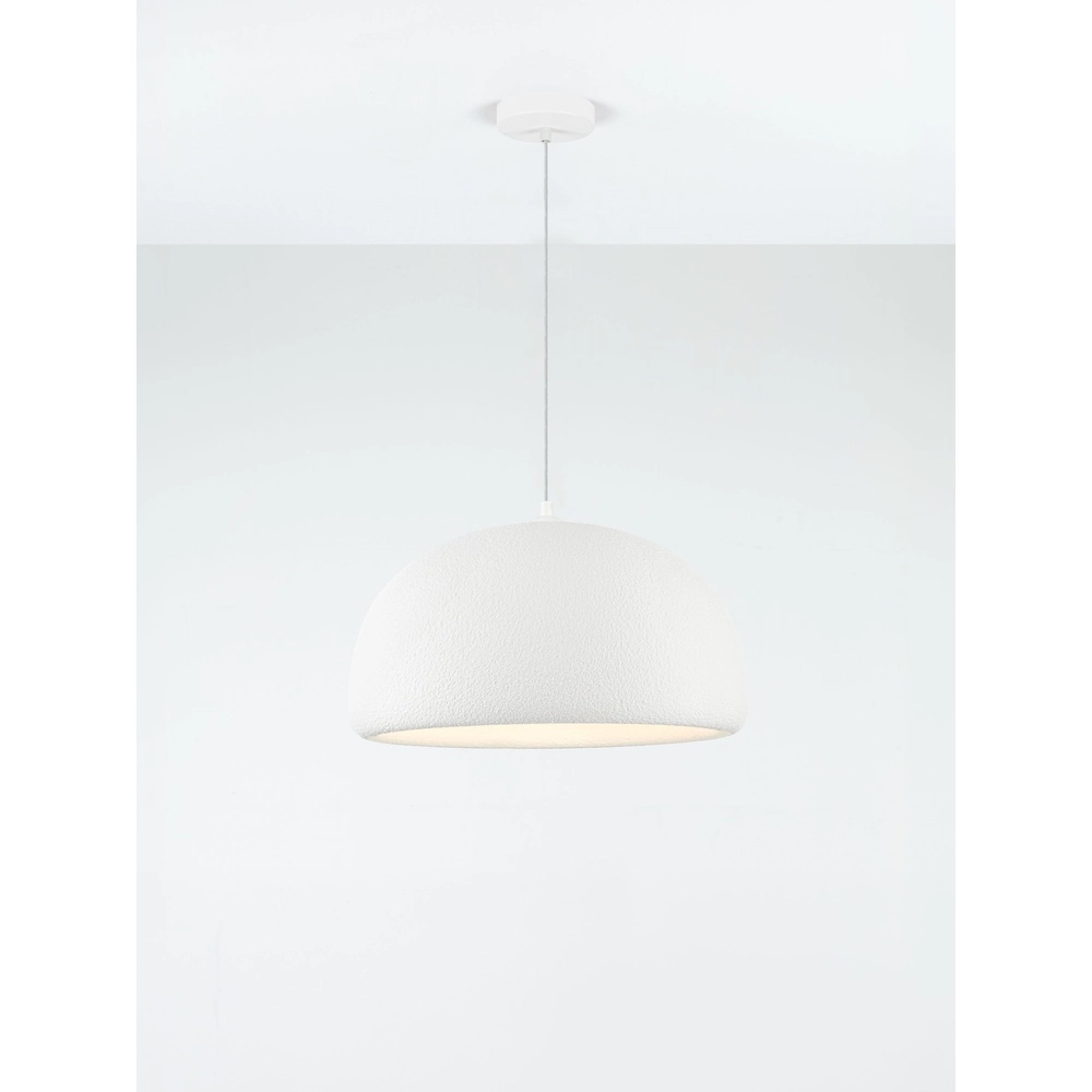 Moderne Pendellampe Davo weiße Ø 43 cm Lyora 5212017495686