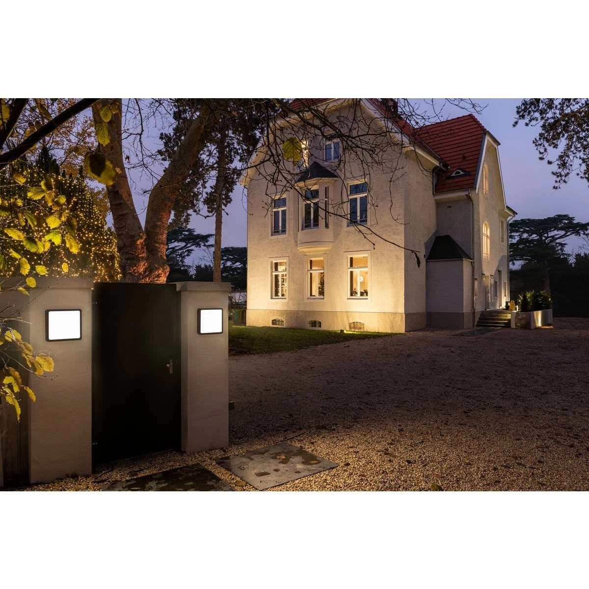 Deckenleuchte Ainos Square mit Bewegungssensor SLV 4024163236096