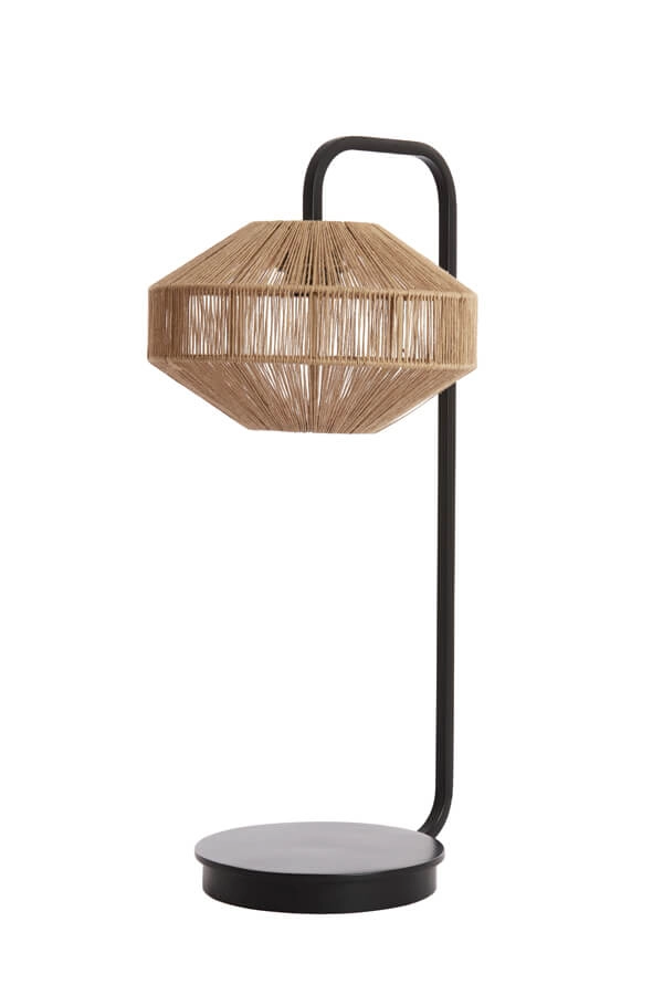 Tischleuchte aus Rattan Lyra Ø 26cm Light & Living 8717807681579