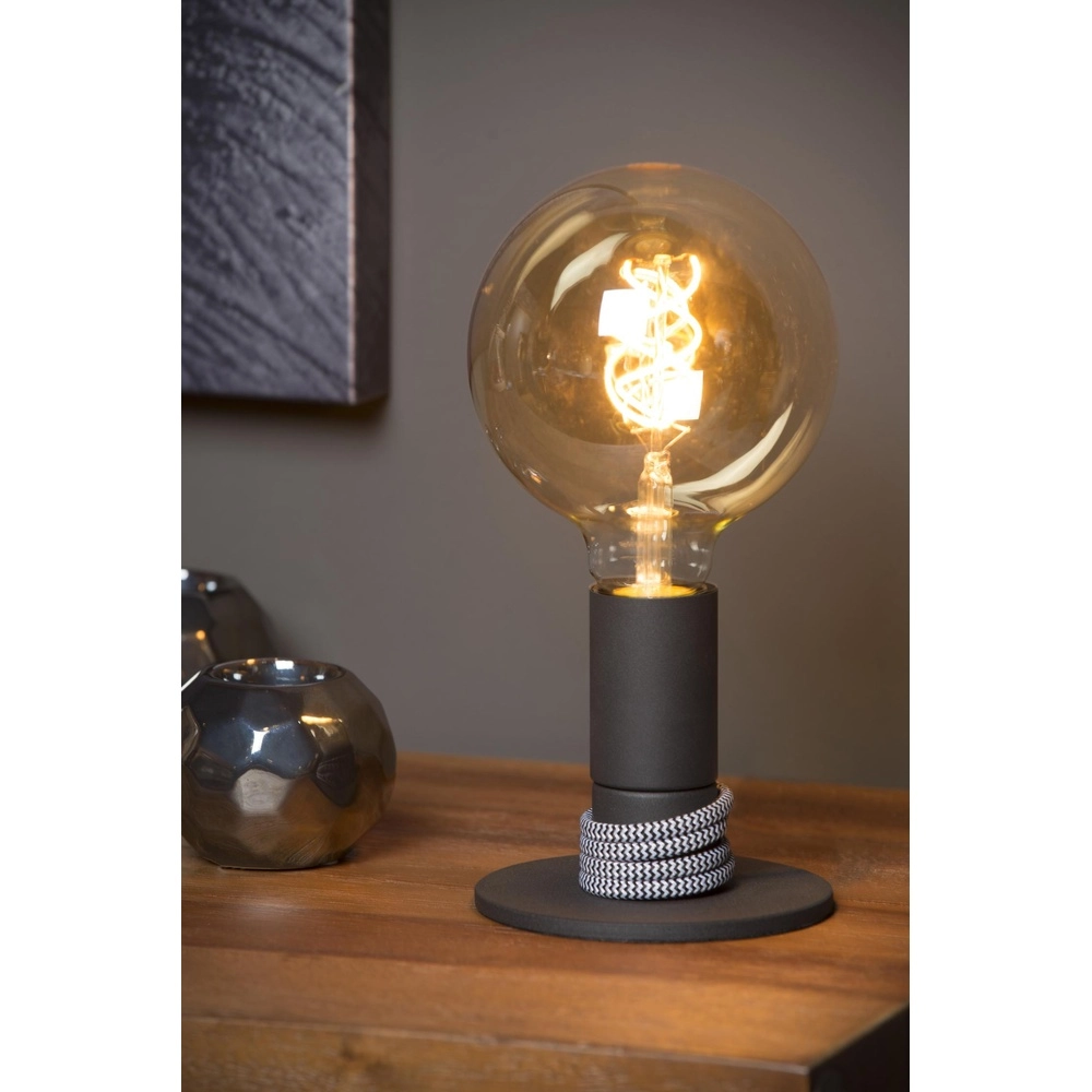 Tischlampe Marit Schwarz Lucide 5411212450906