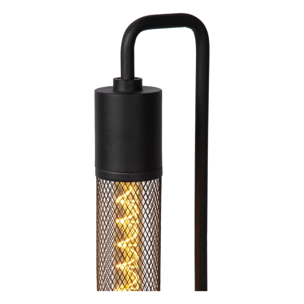 Design-Stehlampe Calixt Schwarz Lucide 5411212051493