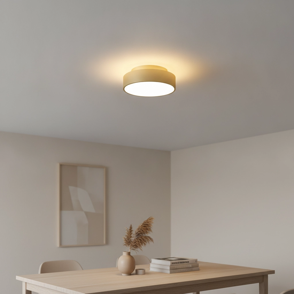 Deckenlampe Chicago Ø 15cm warmes gold