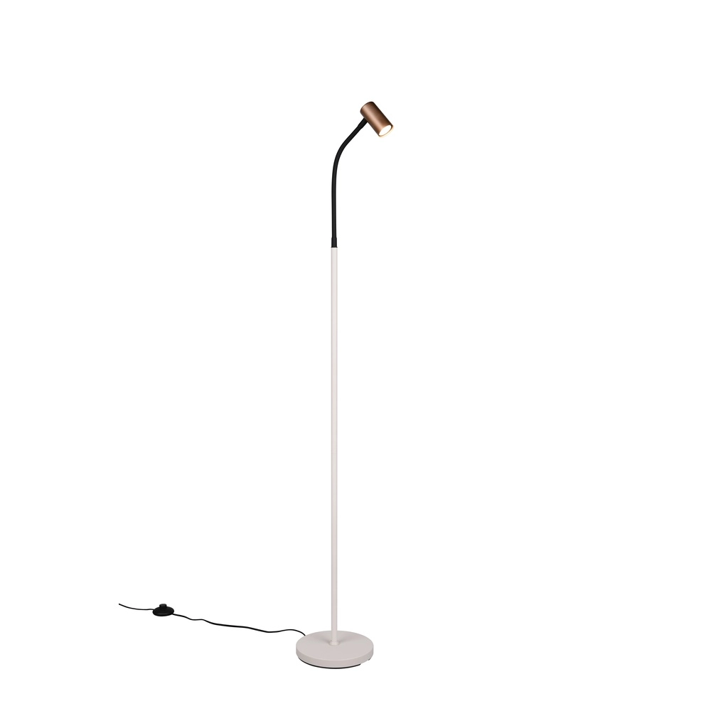 Design-Stehlampe Taryn Mocha Brown Trio 4017807685770