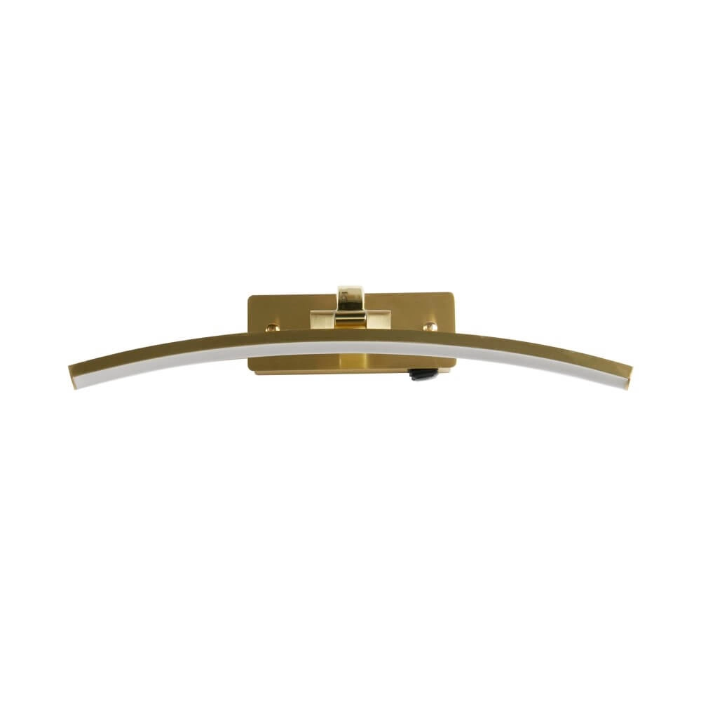 Goldene Bilderlampe Santorini 40cm Searchlight 5053423255026