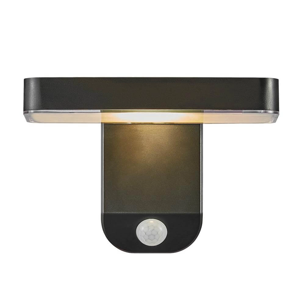 Solar-Wandleuchte Rica schwarzes Rechteck Nordlux 5704924004797