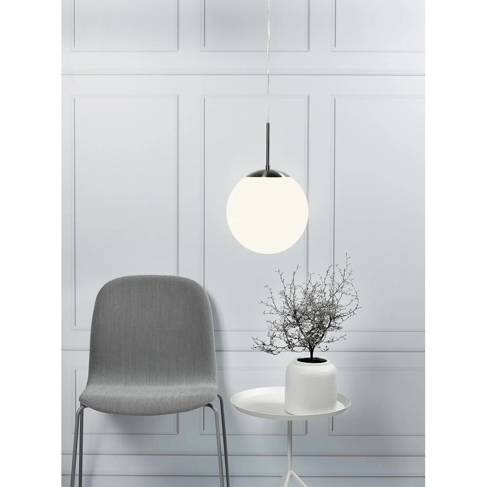 Pendelleuchte aus Glas Cafe weiß Ø 30cm Nordlux 5701581104013