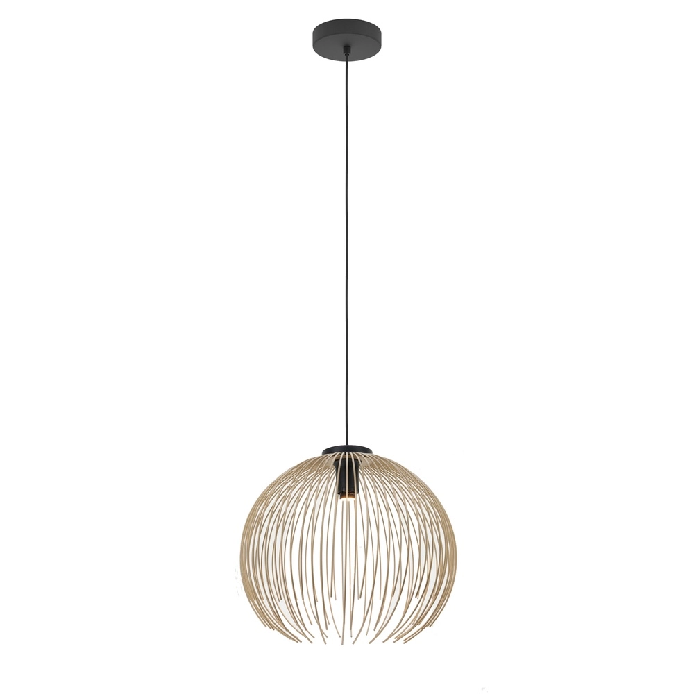 Drahtlampe Venezuela Ø 40cm – schwarz mit Gold Eglo 9008606282265