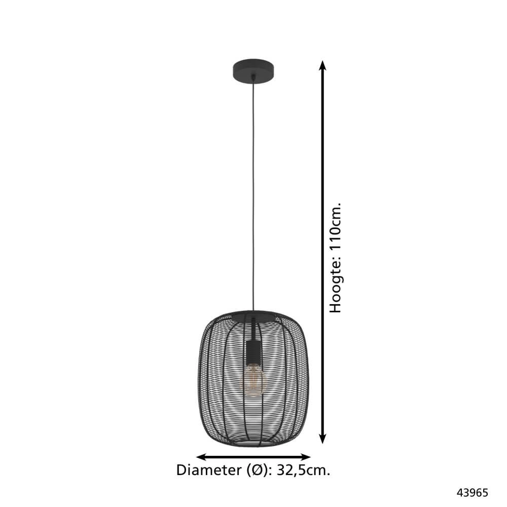 Design-Hängelampe Rinroe Ø 32,5cm Eglo 9002759439651