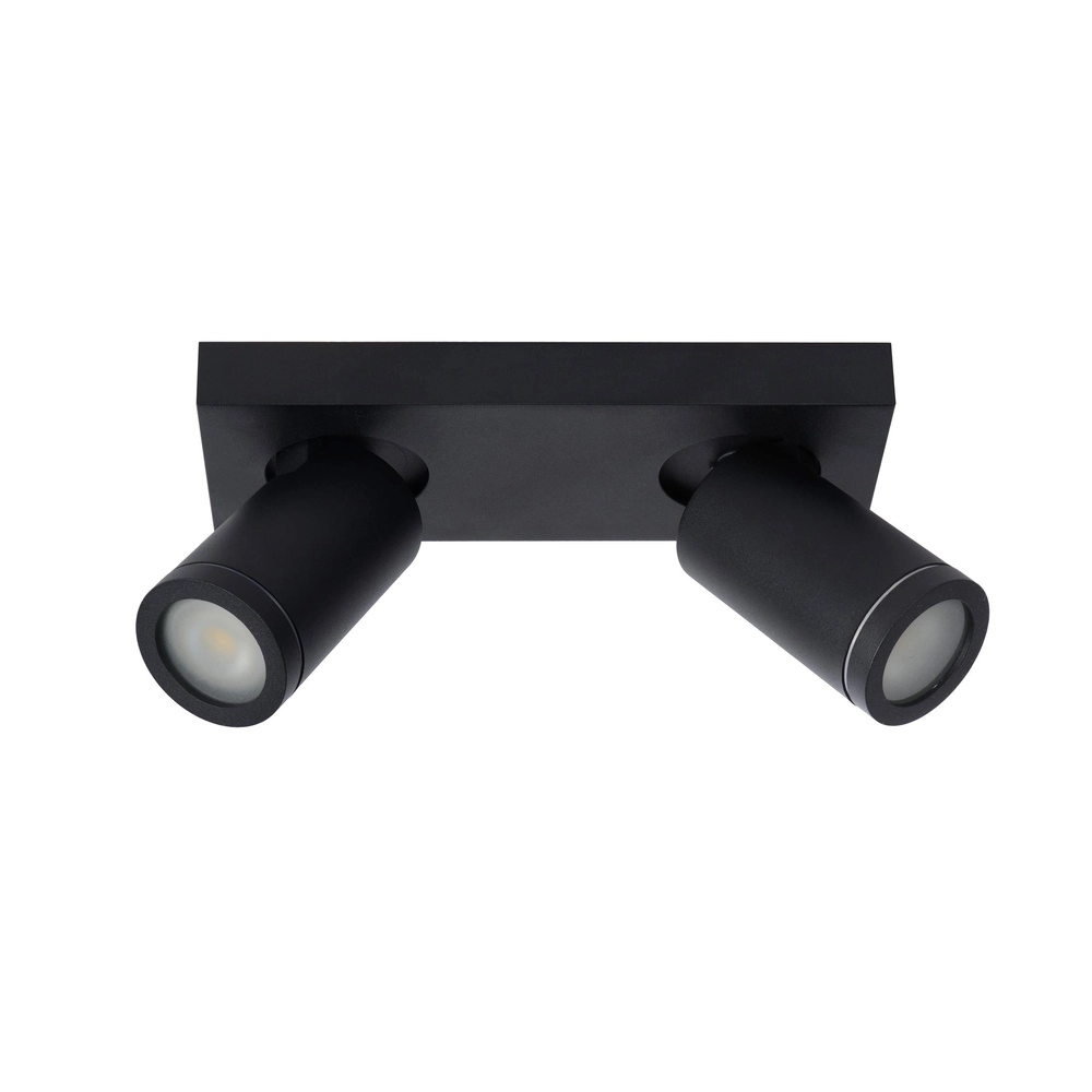 Deckenscheinwerfer Taylor IP44 2-Licht Schwarz