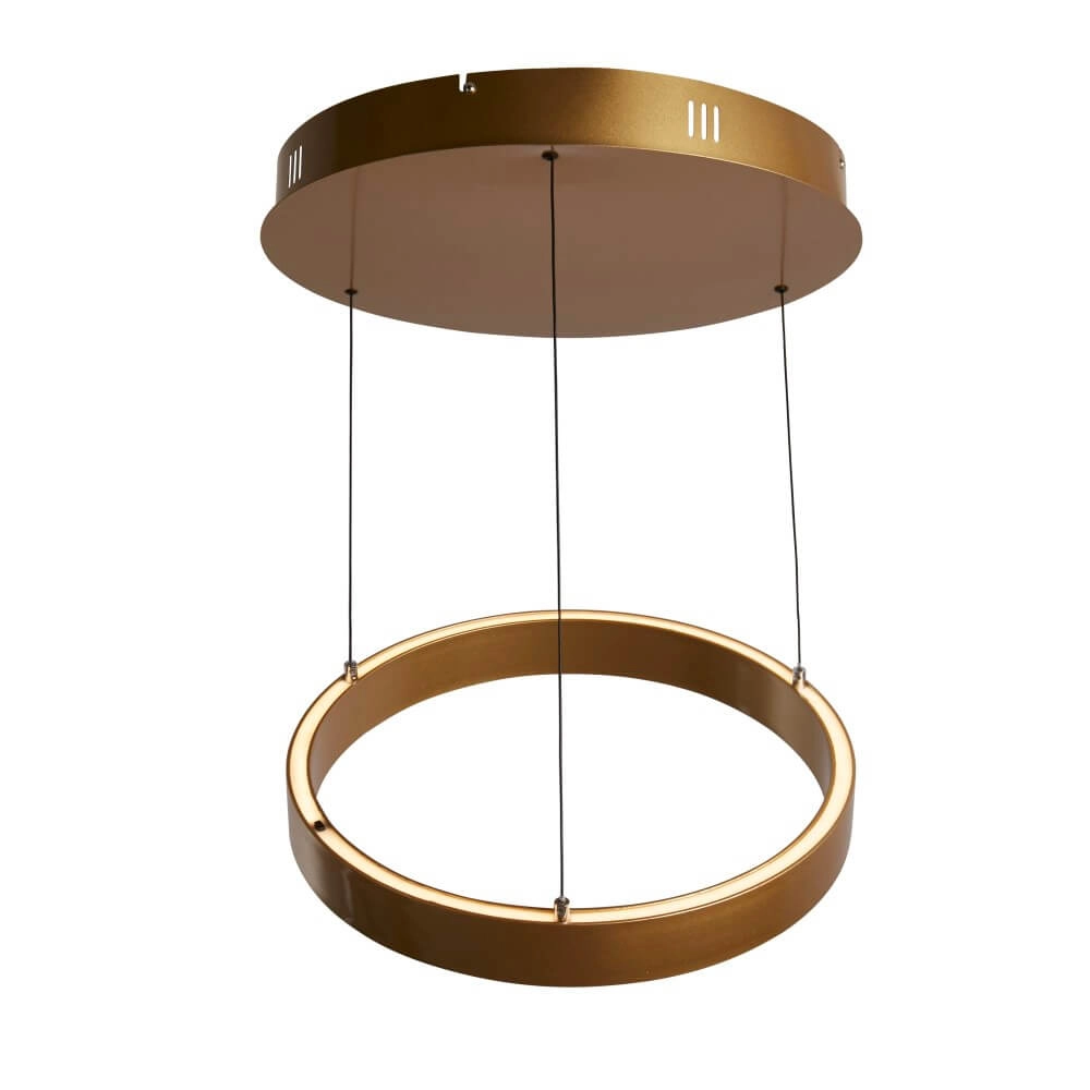 Goldene Hängelampe Layla rund Ø 44cm Searchlight 5053423255729