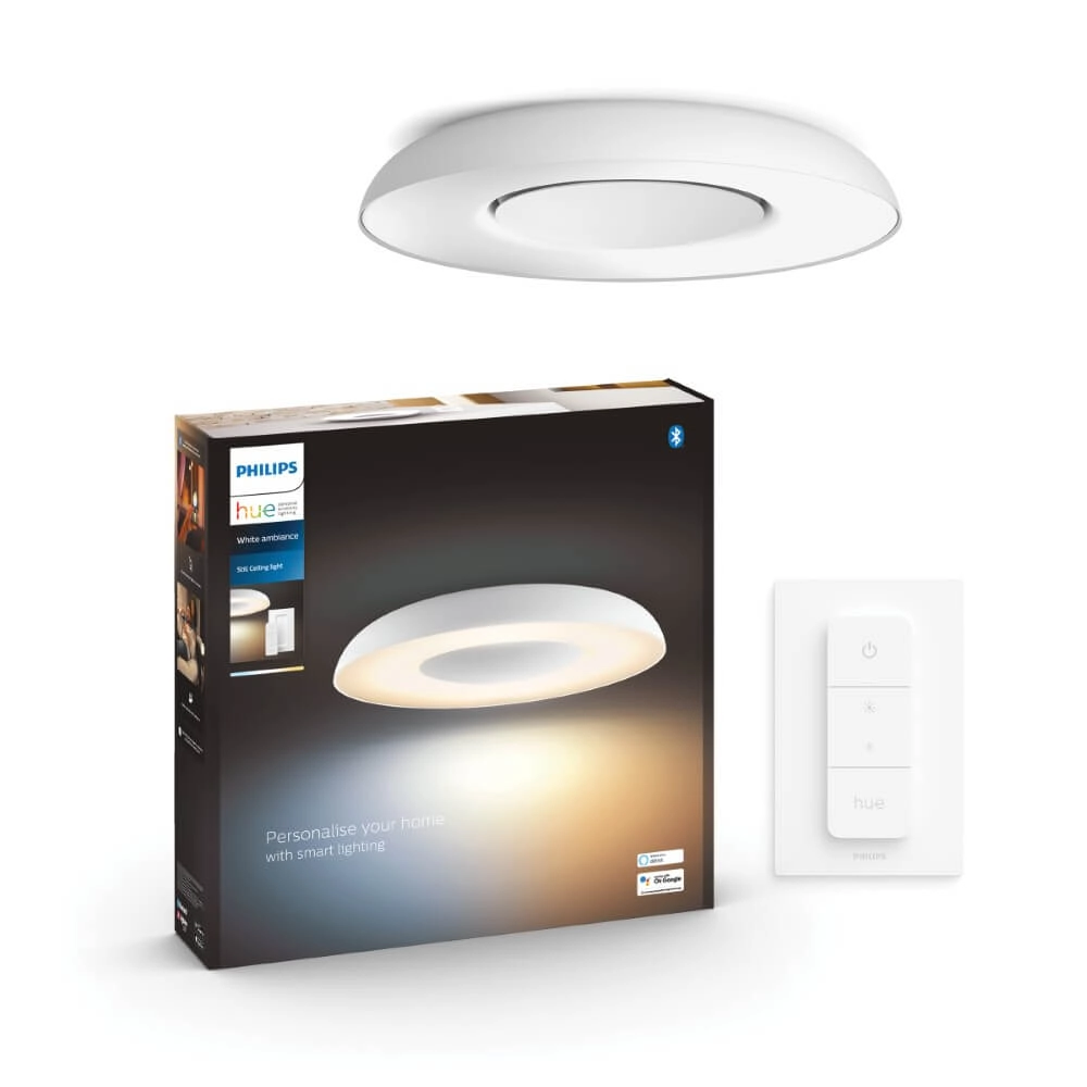 Deckenleuchte Hue Still - White Ambiance Ø 39,1cm weiß Philips 8719514341371