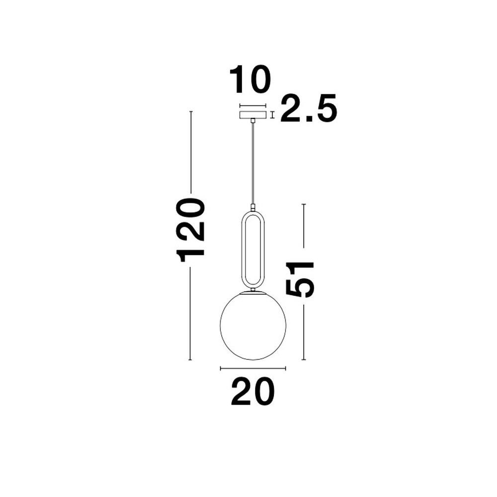 Pendelleuchte Grus gold Ø 20cm Lyora 5212017423092