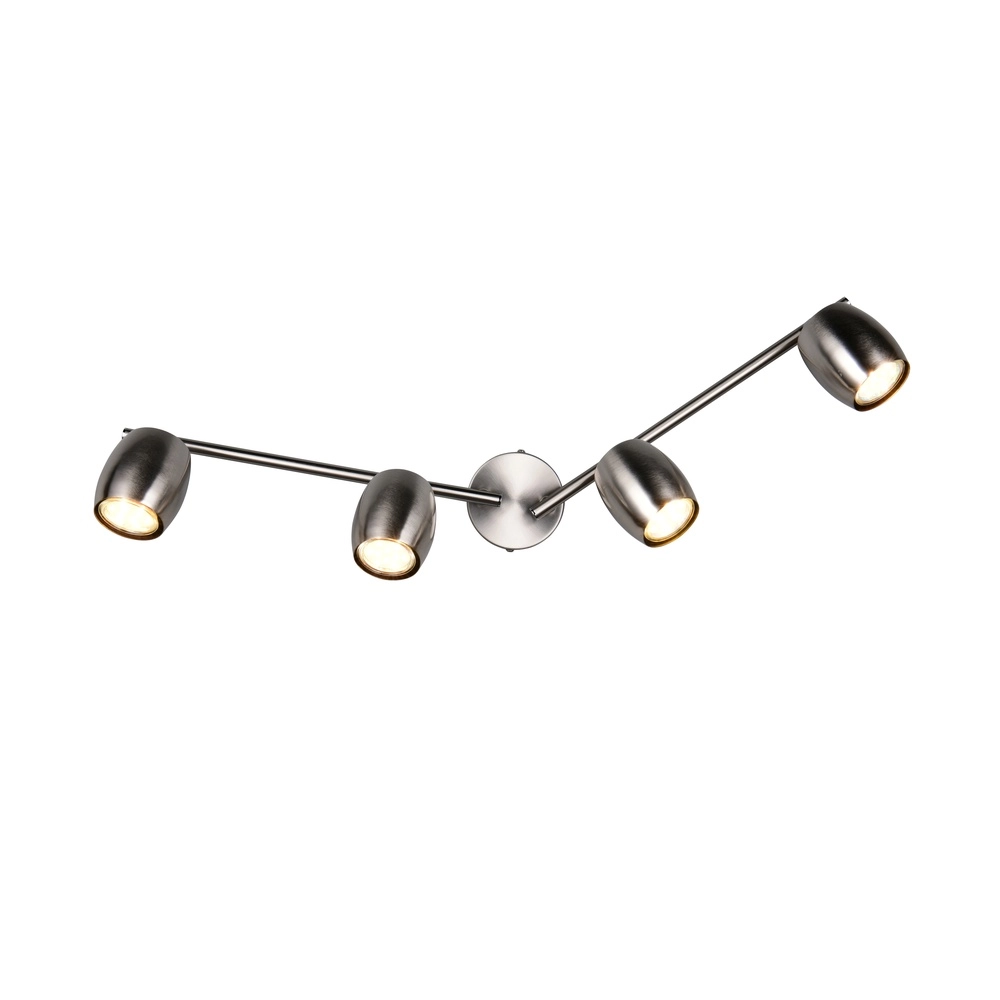 Deckenlampe Nancy 4-flammiges Nickel Trio 4017807657029