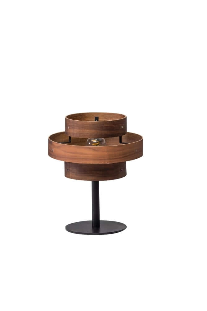 Tischlampe Walnut walnussbraun Ø 31cm ETH 8720195304869