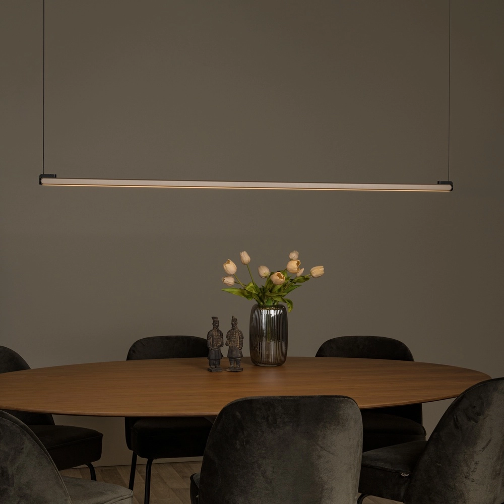 Elegante LED-Pendelleuchte Braga 150 cm – Champagner Premium by Lucide 5411212234445