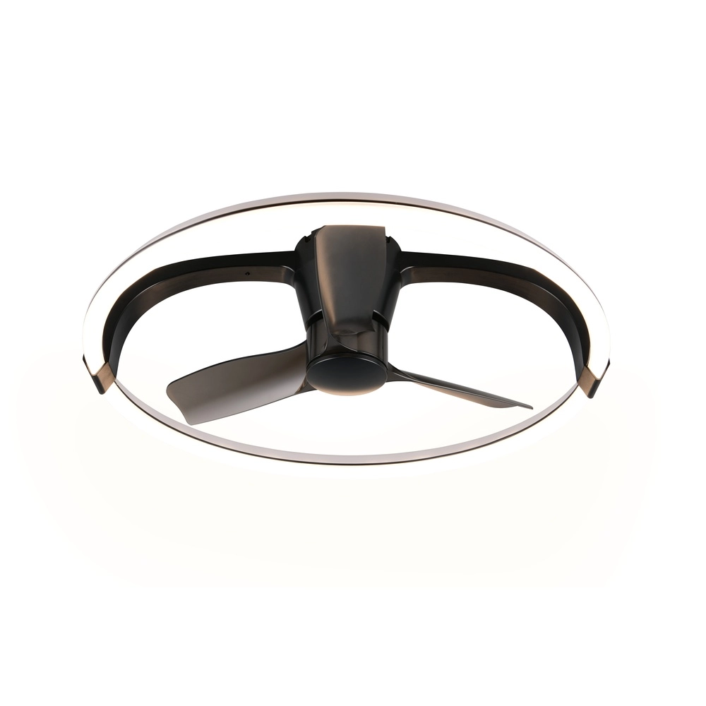Smarthome-Lüfter Stockholm schwarze Ø 73,5 Tuya Trio 4017807693133