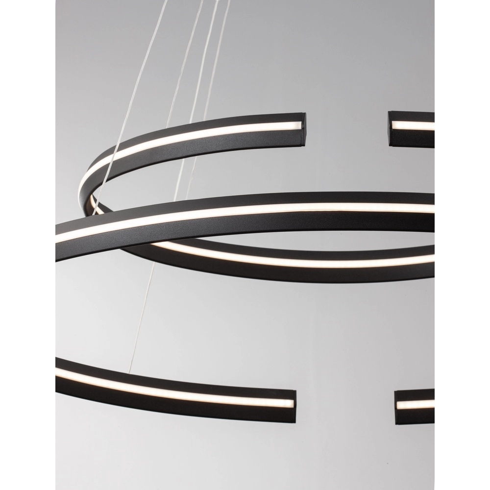 Schwarze Pendelleuchte Torrente Oval Lyora 5212017419613