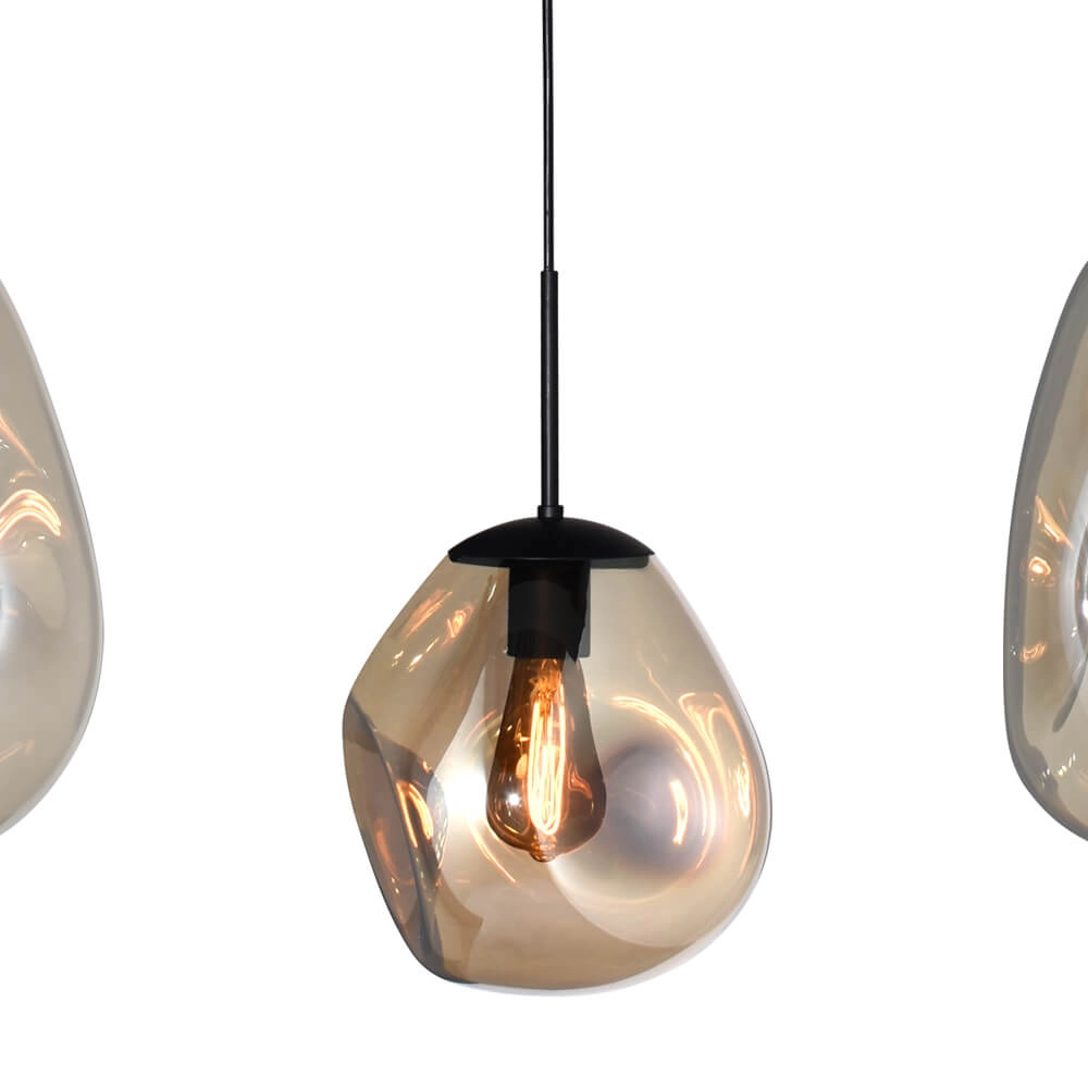 Hängelampe Lava 4x Goldglas Masterlight 8718121286143