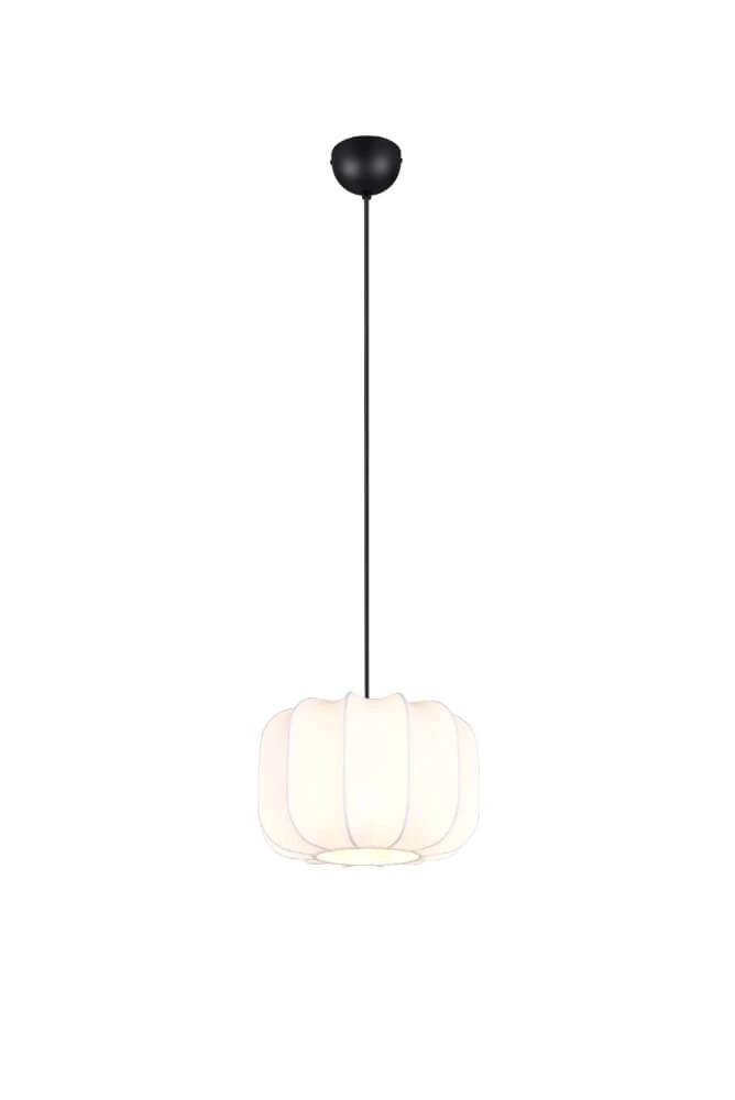 Weiße Design-Pendelleuchte Madleine Ø 25cm
