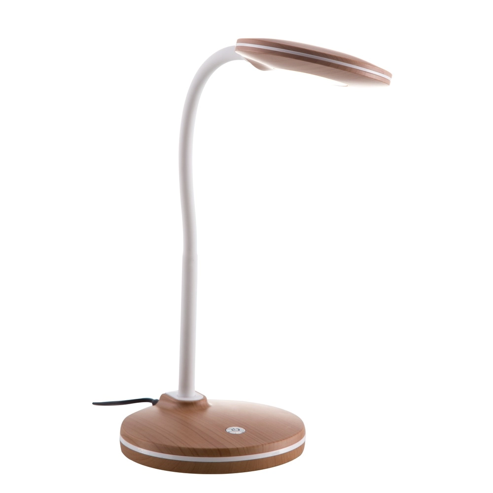 LED-Schreibtischlampe Carmen Holzoptik