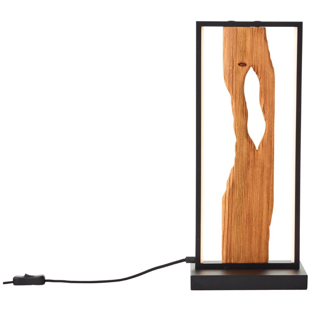 LED-Tischlampe Chaumont mit Holz Brilliant 4004353411793