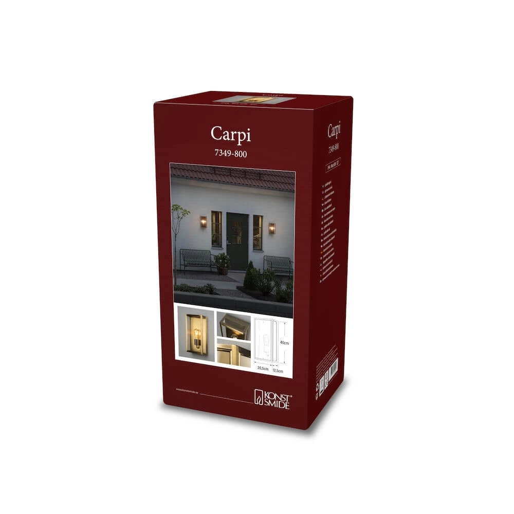 Goldene Wandleuchte Carpi KonstSmide 7318307349801