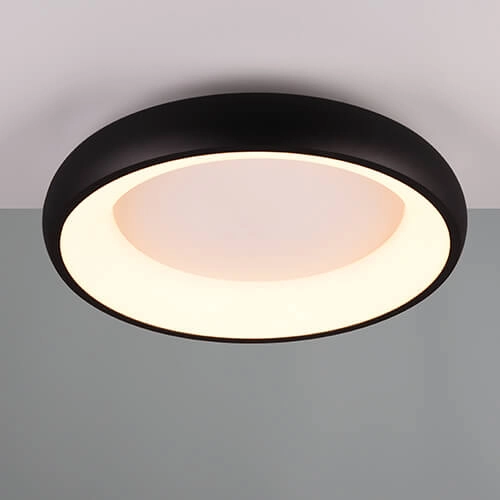 LED-Deckenleuchte Cardona schwarz - Ø 45cm