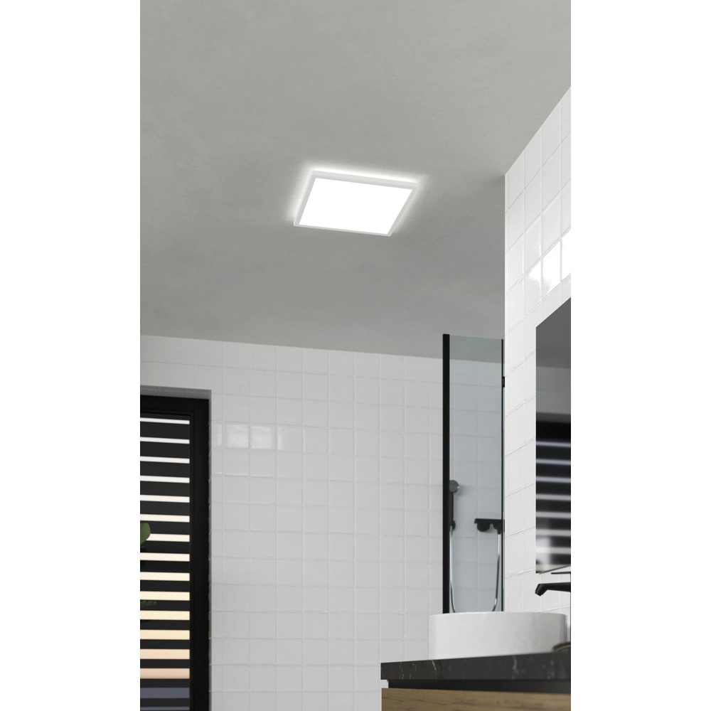 Deckenlampe im Badezimmer Rovito Quadrat – Weiß – 39x39 cm Eglo 9008606329953