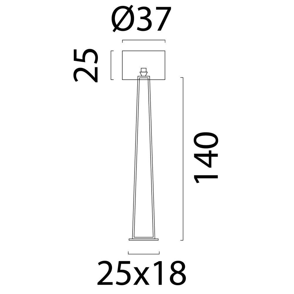 Design der Stehlampe Terry Dego Beige Terra Masterlight 8718121436432