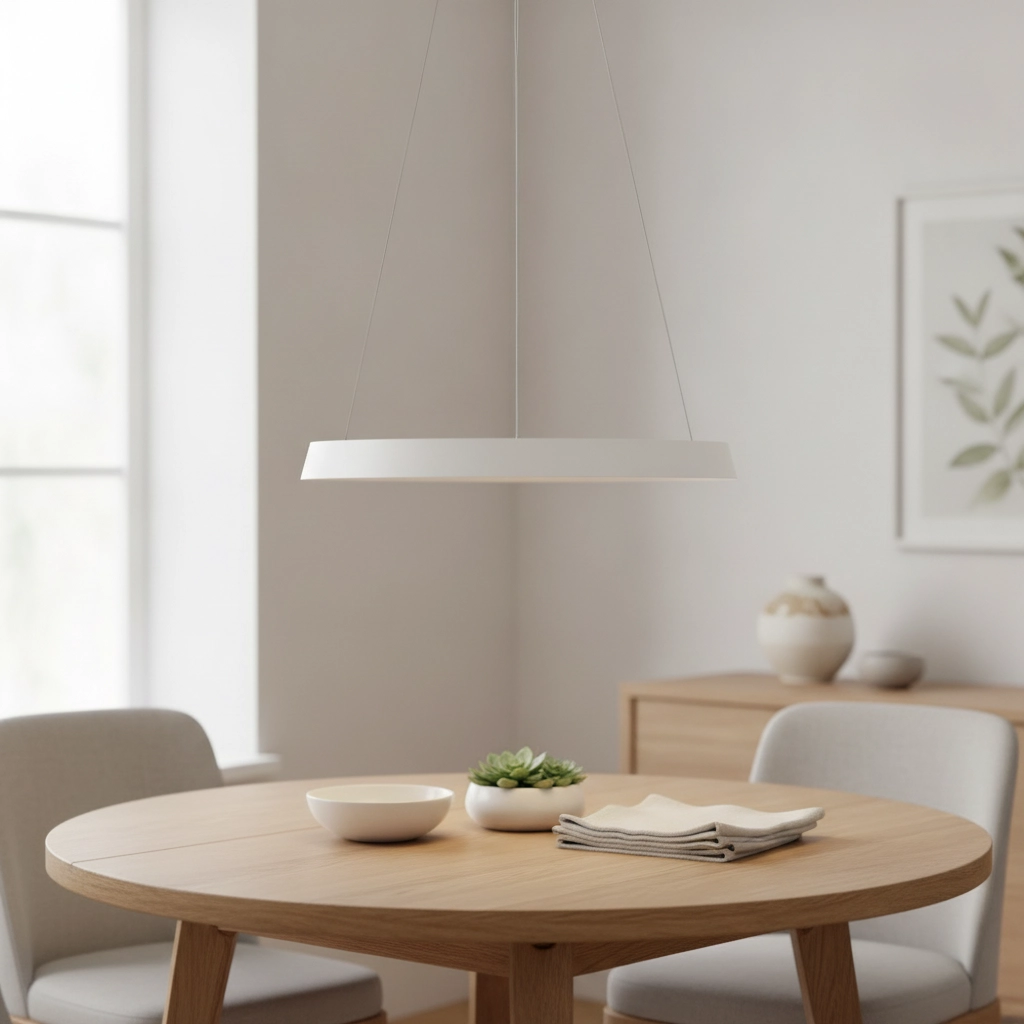 Design-Pendelleuchte Ormi Ø 60cm weiß